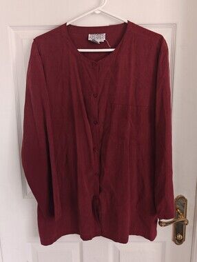JACOB 100% SILK Casual Button Down